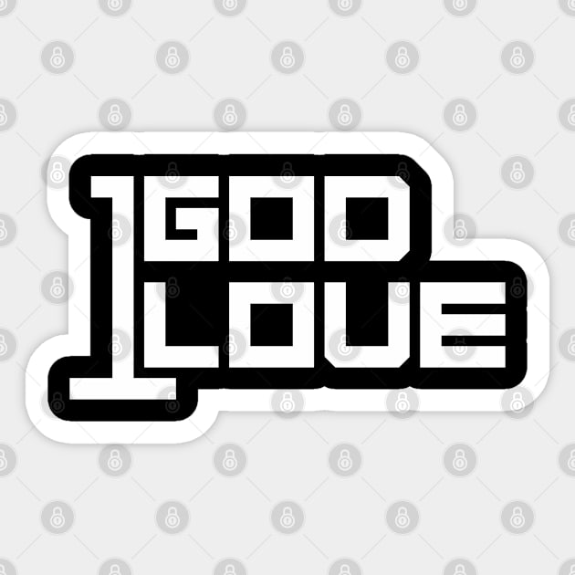 1 god 1 love Sticker by AIRMIZDESIGN
